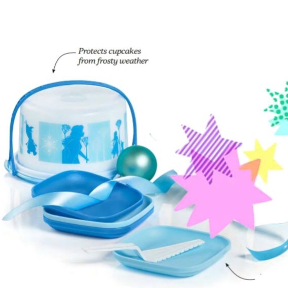 Tupperware Disney Frozen II Mini Serving 6 piece Set
